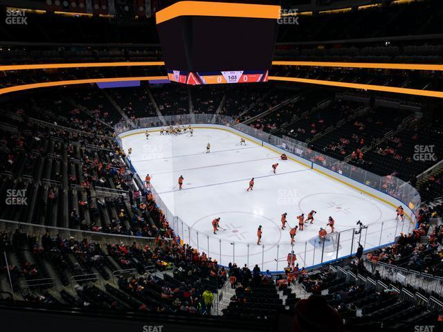 Seating view for Rogers Place Section Loge 1