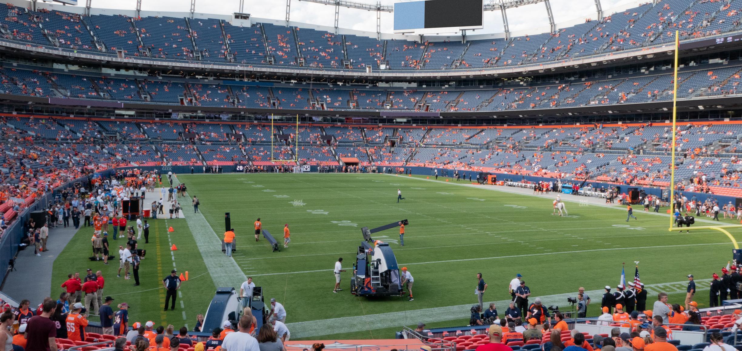 Seating view for Empower Field at Mile High Section 135