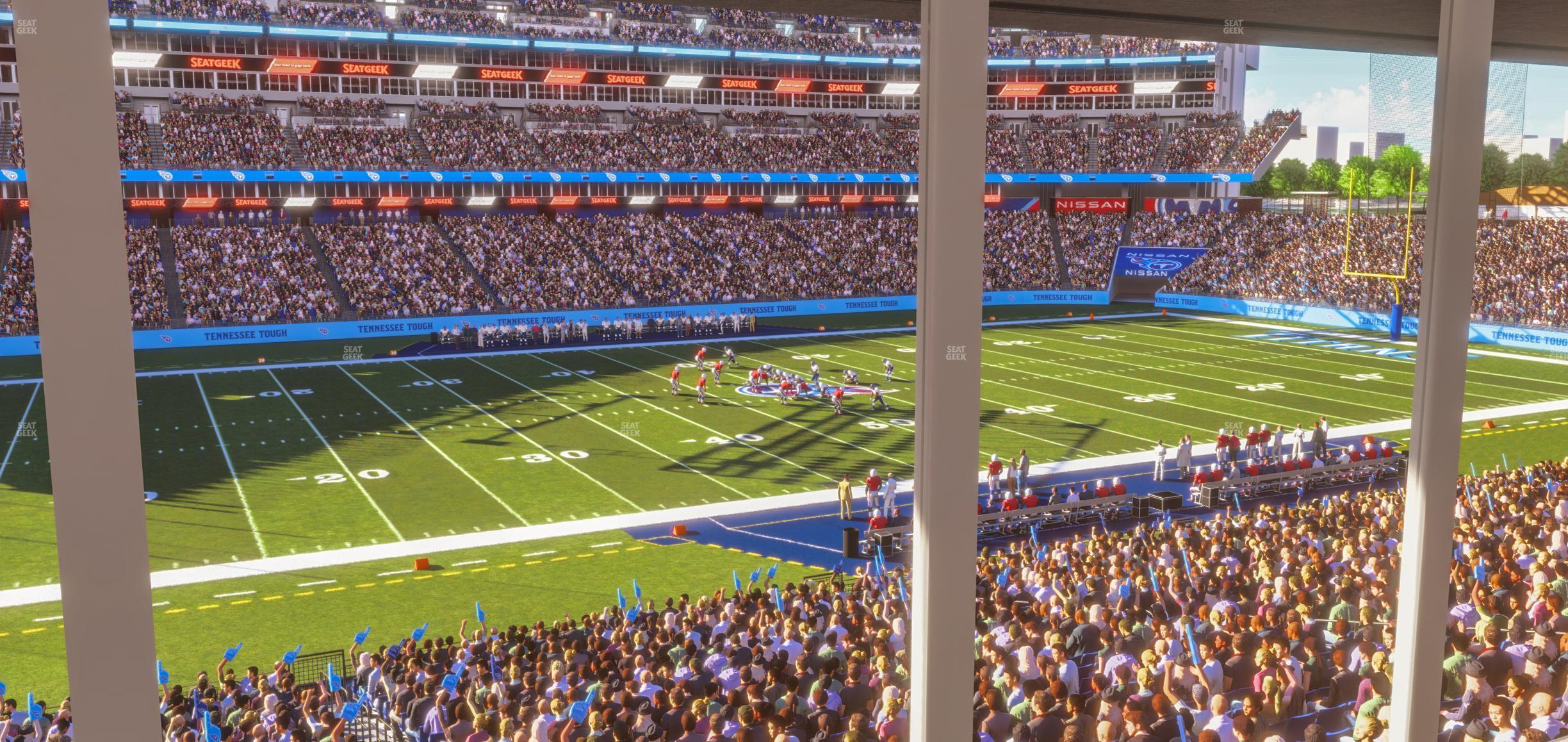 Seating view for Nissan Stadium Section Suite 17 E