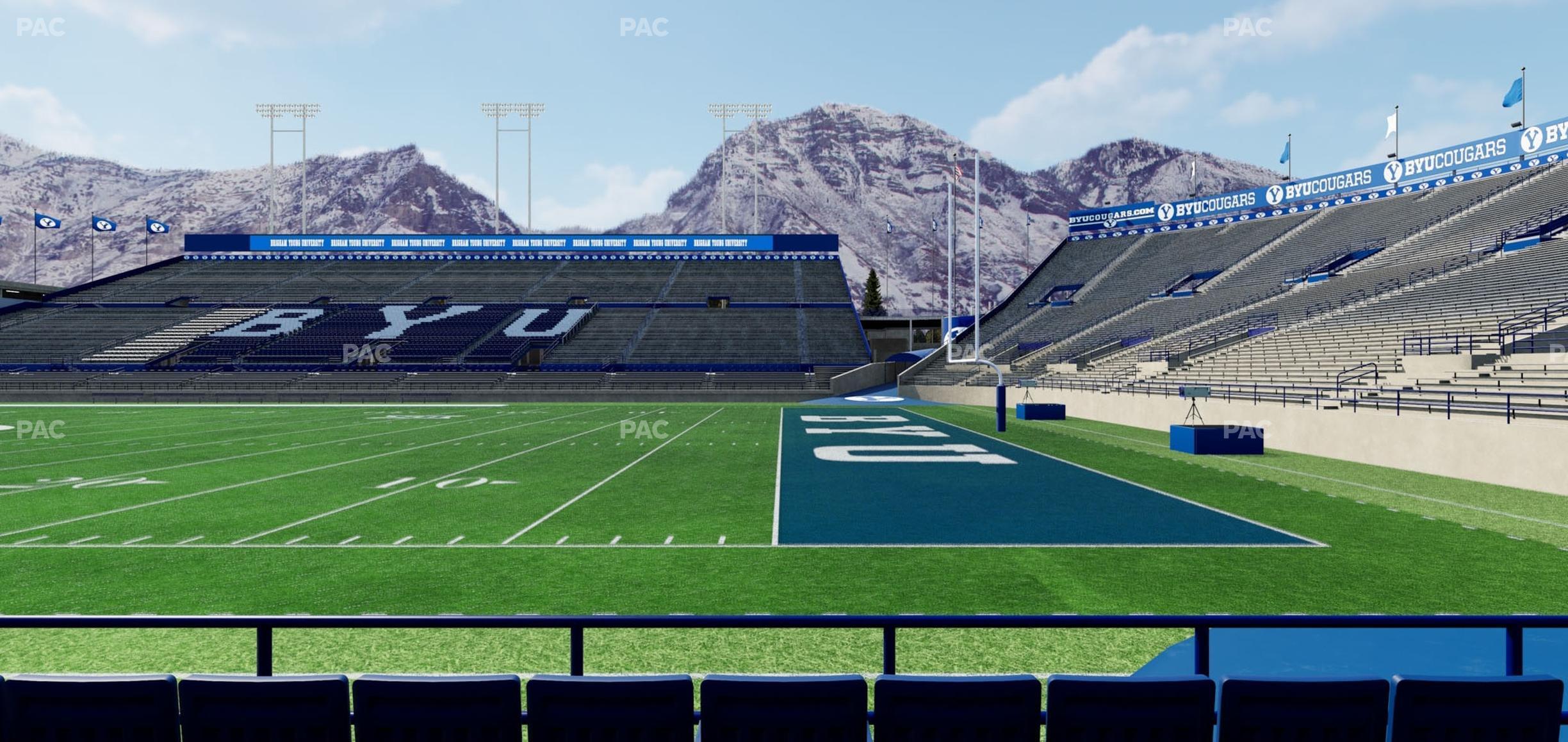 Seating view for LaVell Edwards Stadium Section 1 C