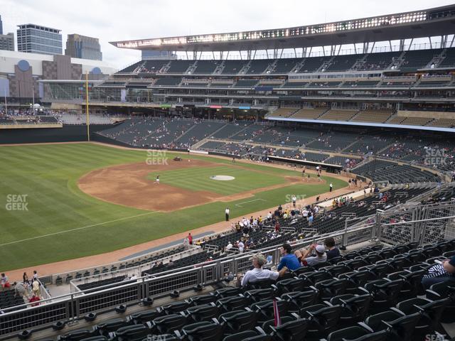 Seating view for Target Field Section Legends Landing S