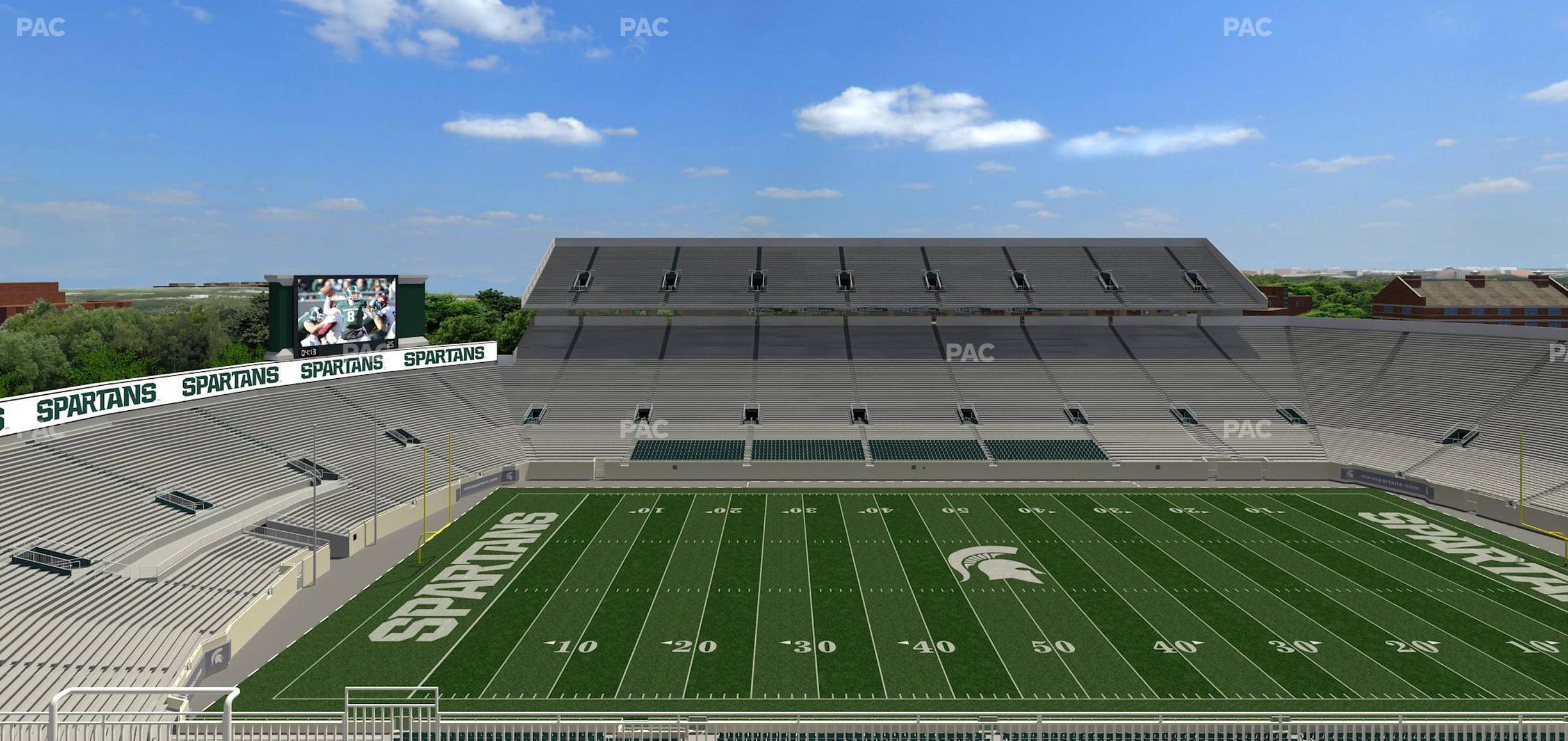 Seating view for Spartan Stadium (Michigan) Section 125