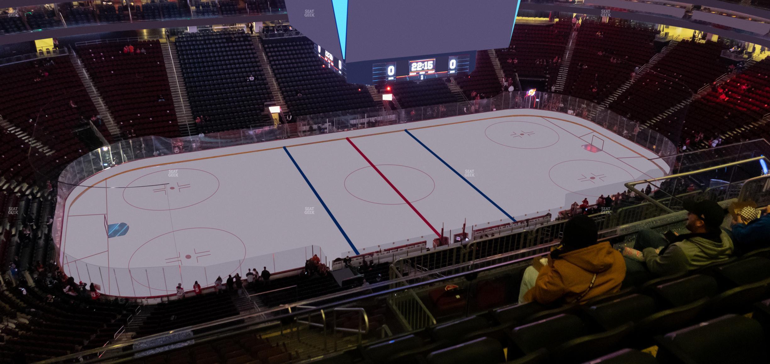 Seating view for Prudential Center Section 210