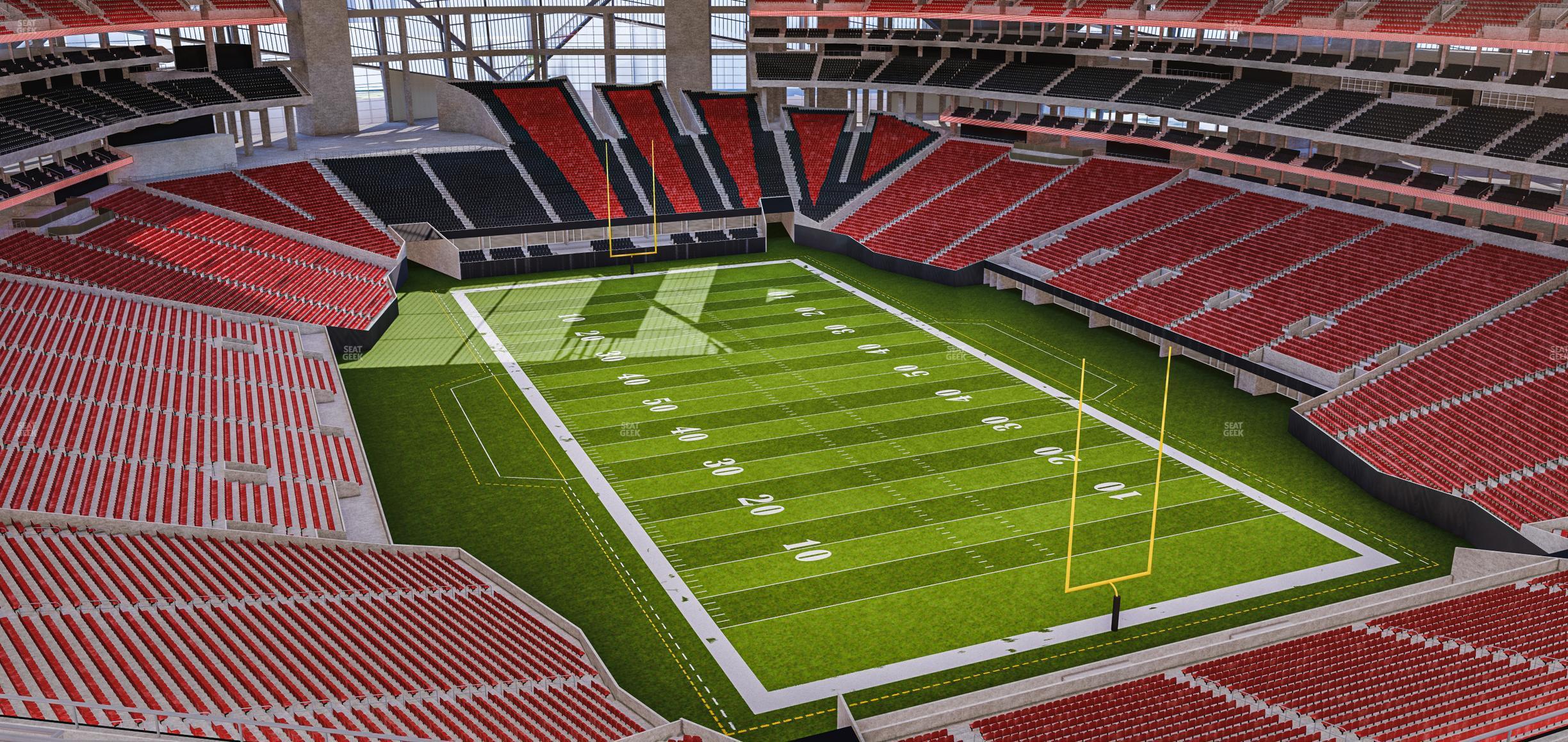 Seating view for Mercedes-Benz Stadium Section 329