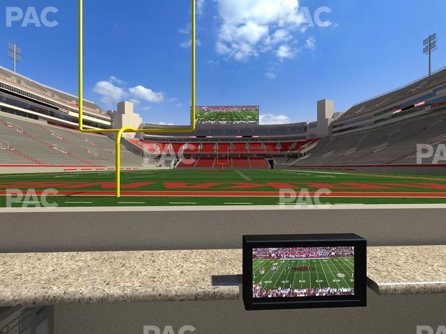 Seating view for Razorback Stadium Section Loge 9