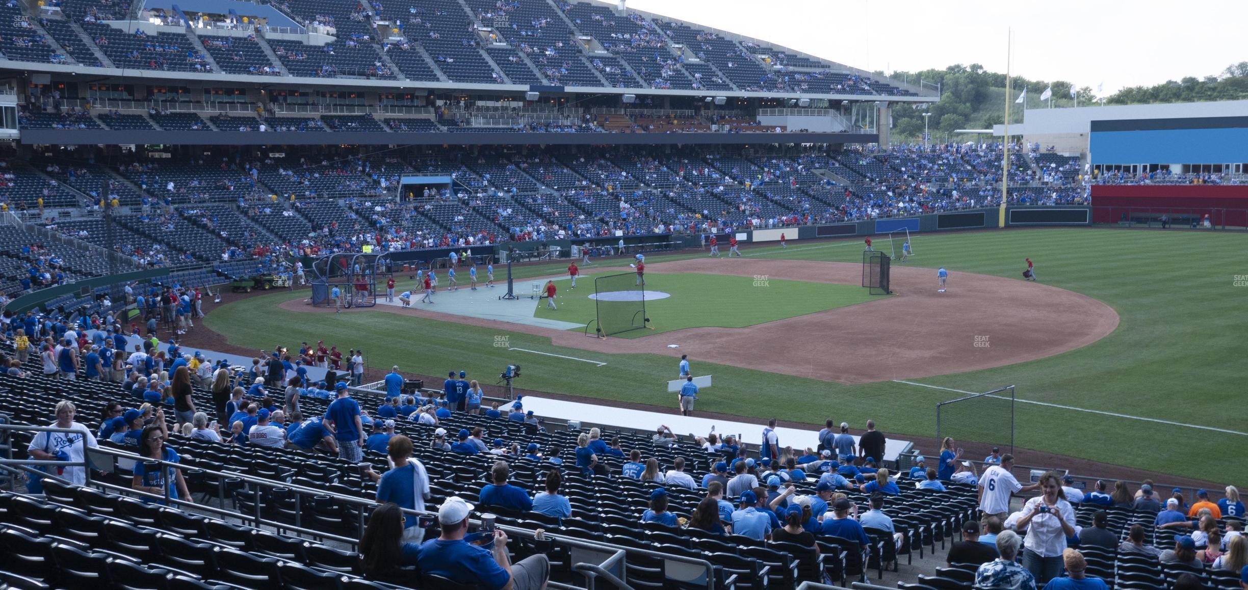 Seating view for Kauffman Stadium Section 240