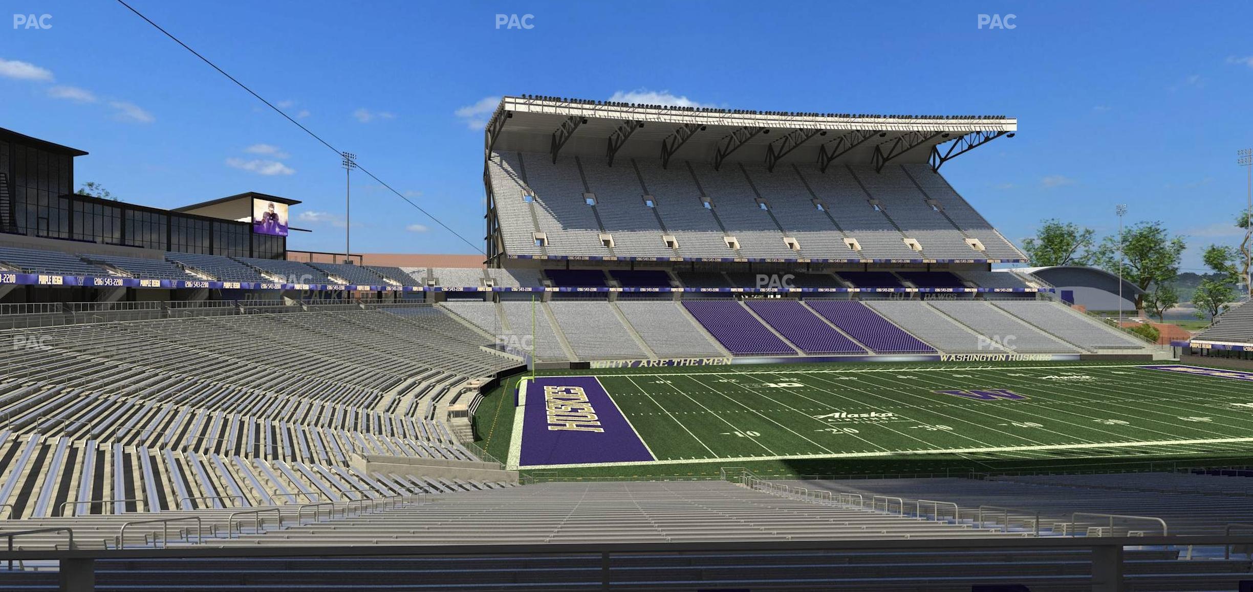 Seating view for Husky Stadium Section 110