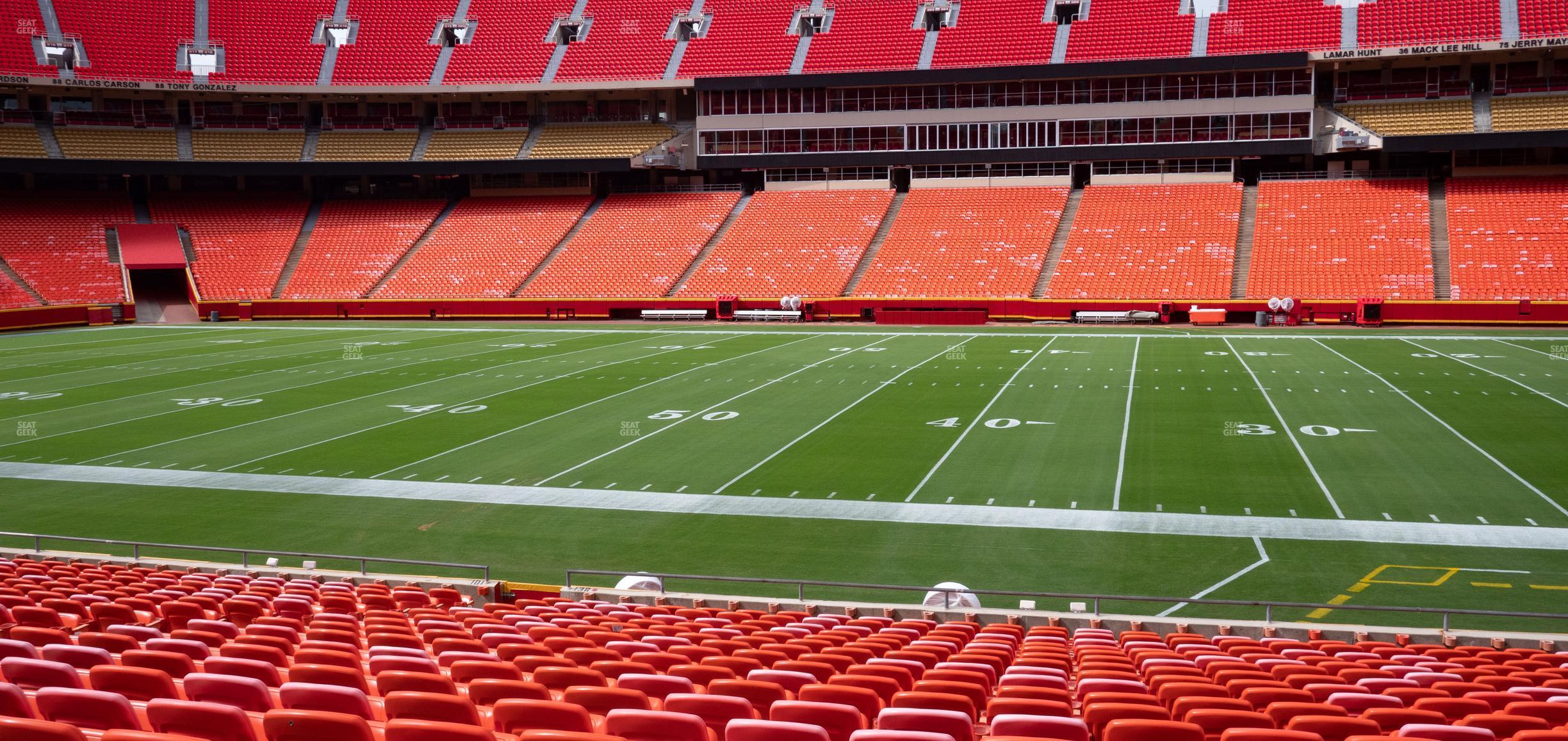 Seating view for GEHA Field at Arrowhead Stadium Section 136