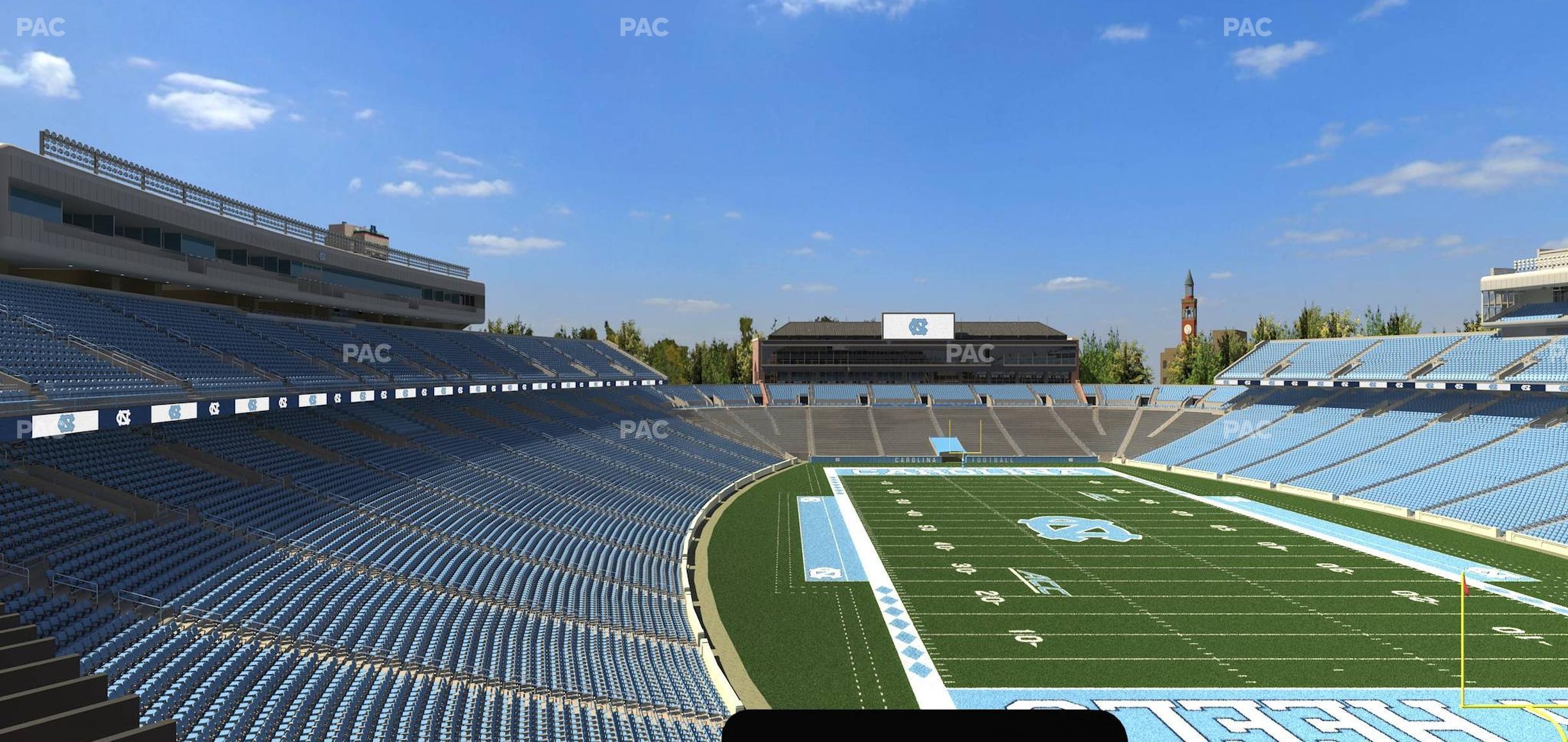 Seating view for Kenan Memorial Stadium Section 232