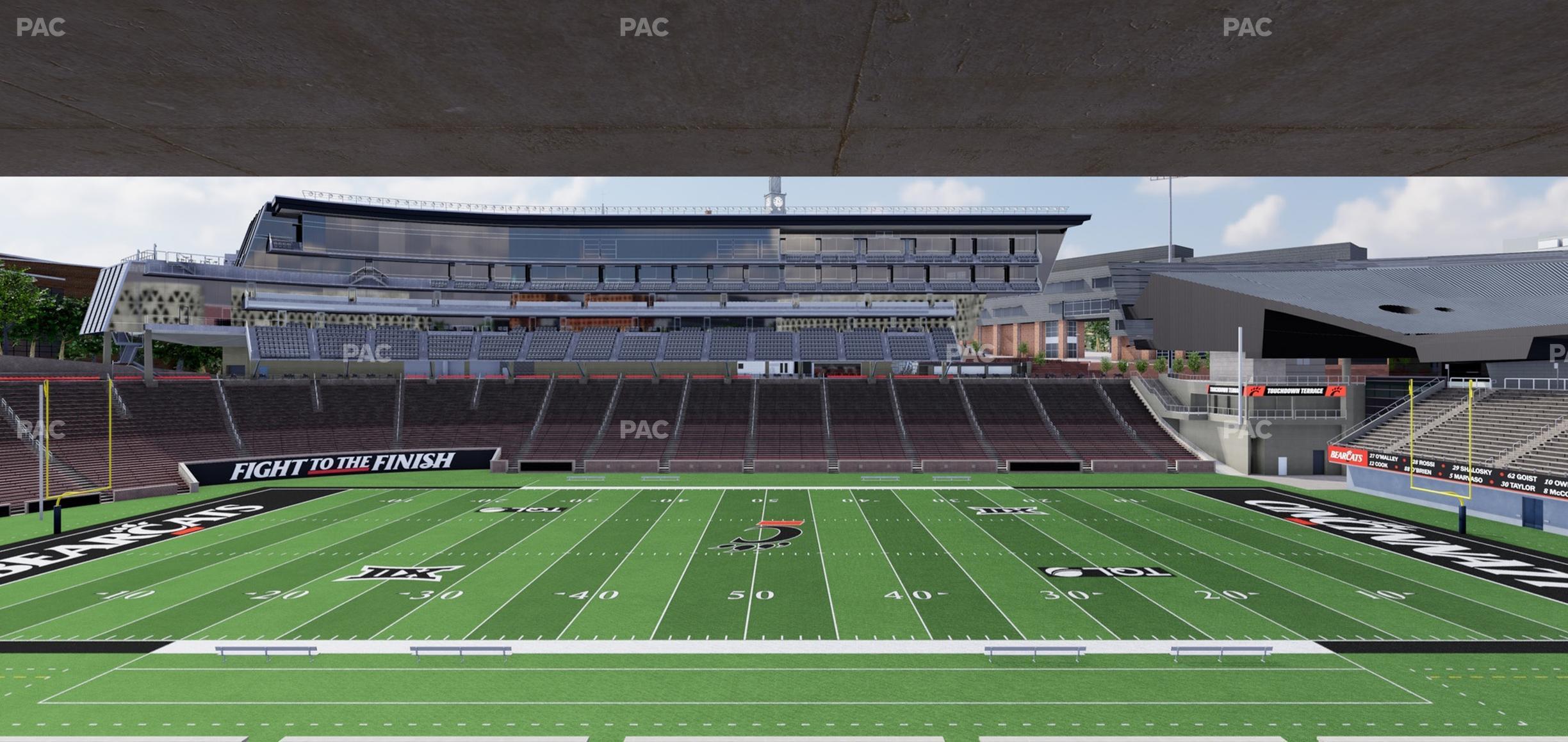 Seating view for Nippert Stadium Section 106