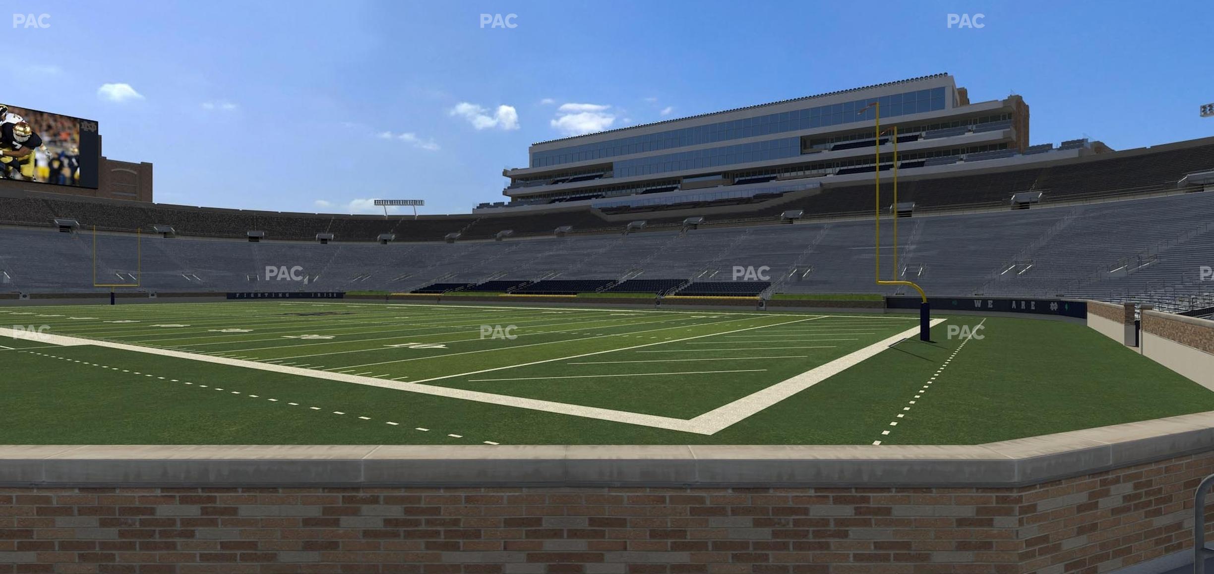 Seating view for Notre Dame Stadium Section 5