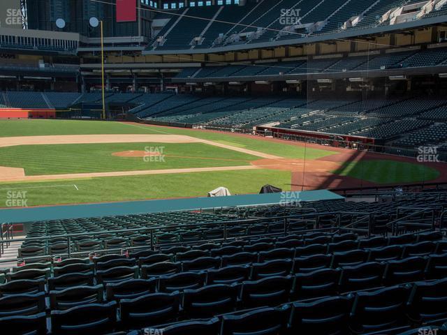 Seating view for Chase Field Section 128