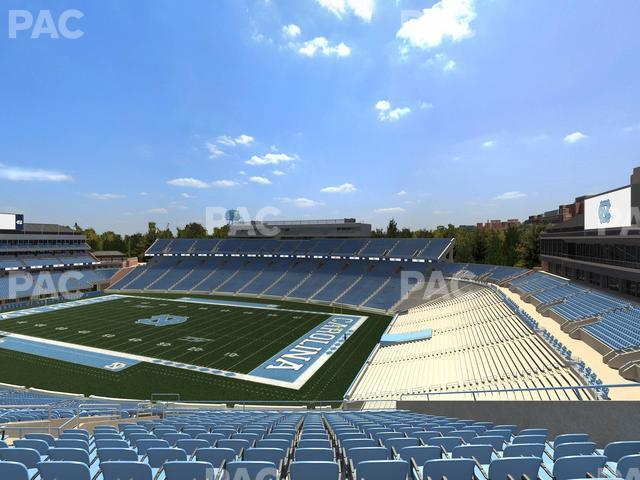 Seating view for Kenan Memorial Stadium Section 212