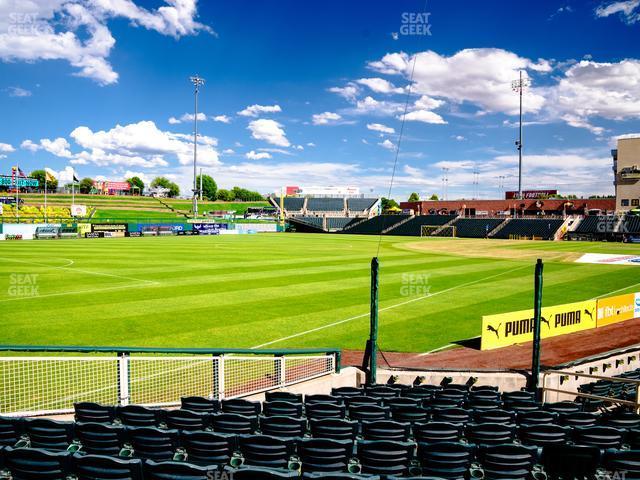 Seating view for Rio Grande Credit Union Field at Isotopes Park Section 123