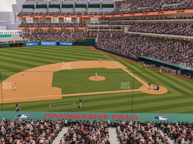 Seating view for Progressive Field Section Suite 252