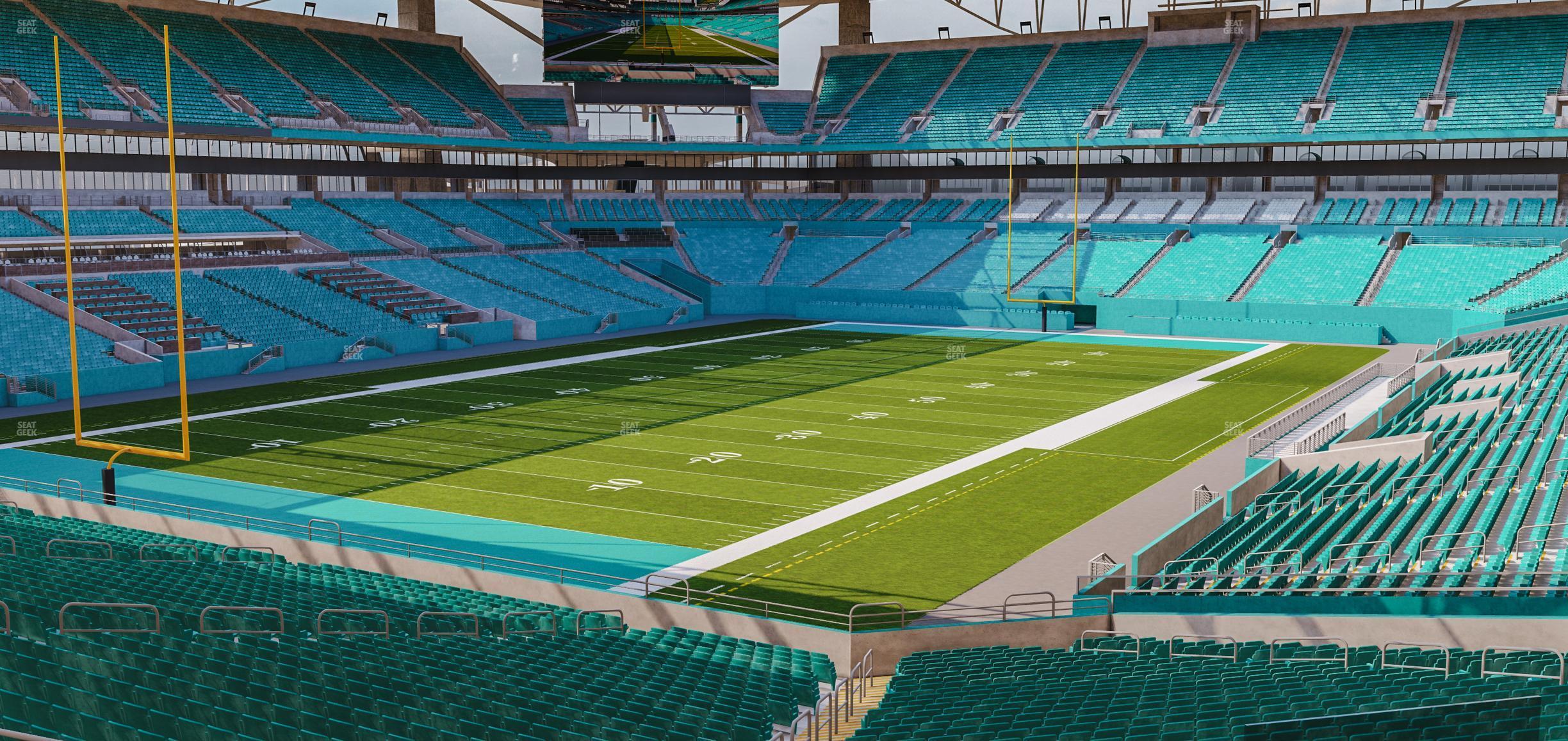 Seating view for Hard Rock Stadium Section 227