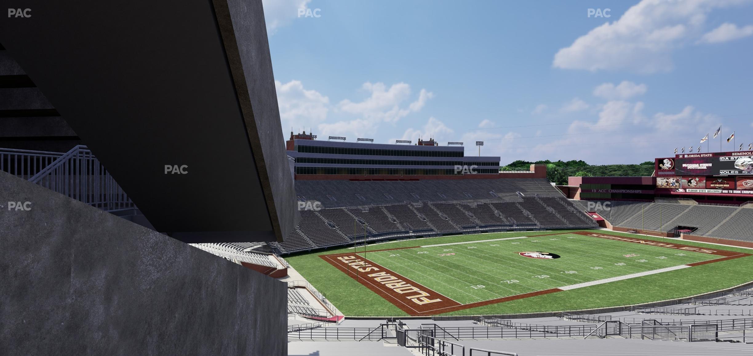 Seating view for Doak Campbell Stadium Section 16