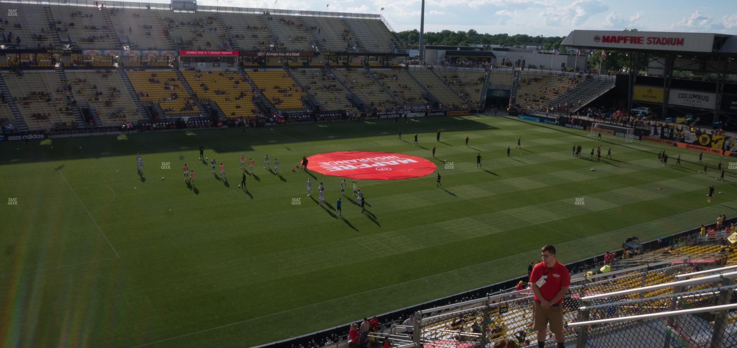 Seating view for Historic Crew Stadium Section 210