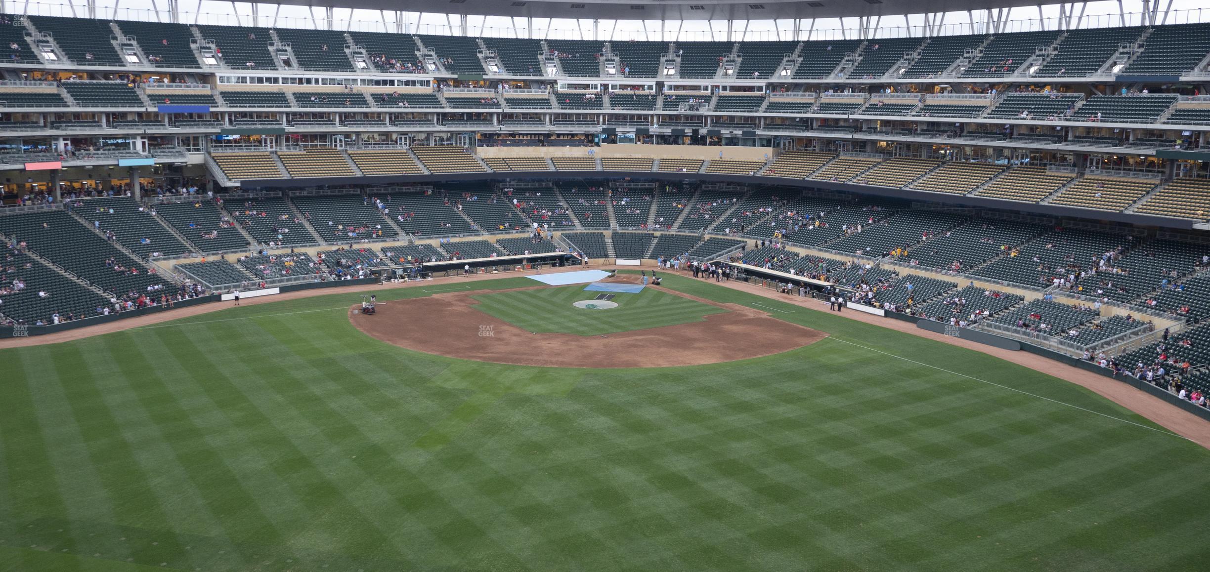 Seating view for Target Field Section 334