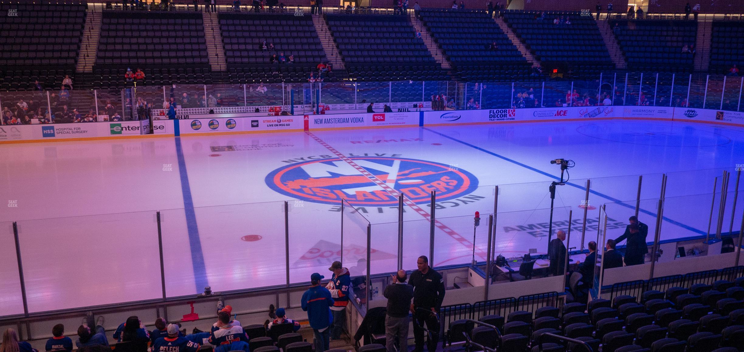 Seating view for Nassau Coliseum Section 104