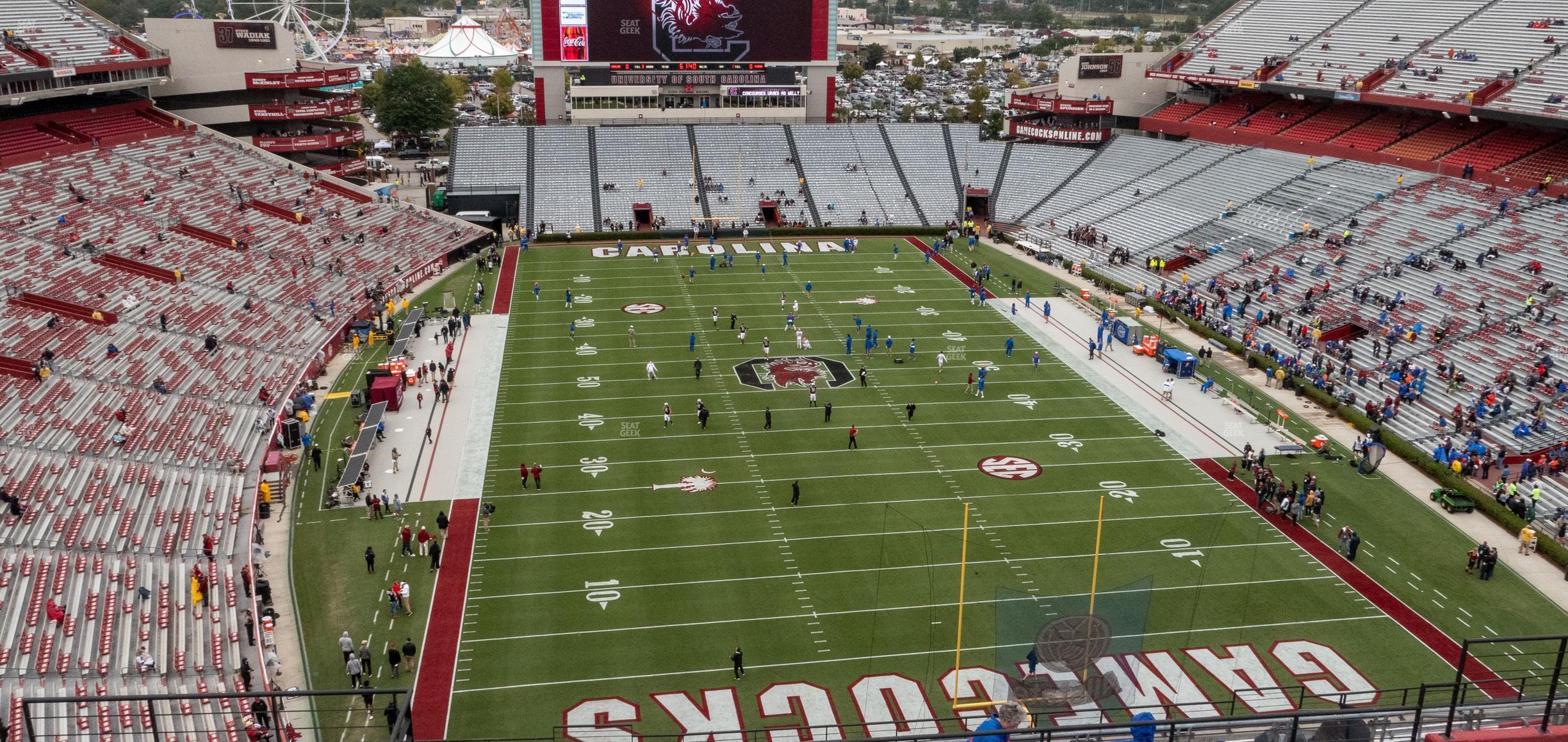 Seating view for Williams Brice Stadium Section 903