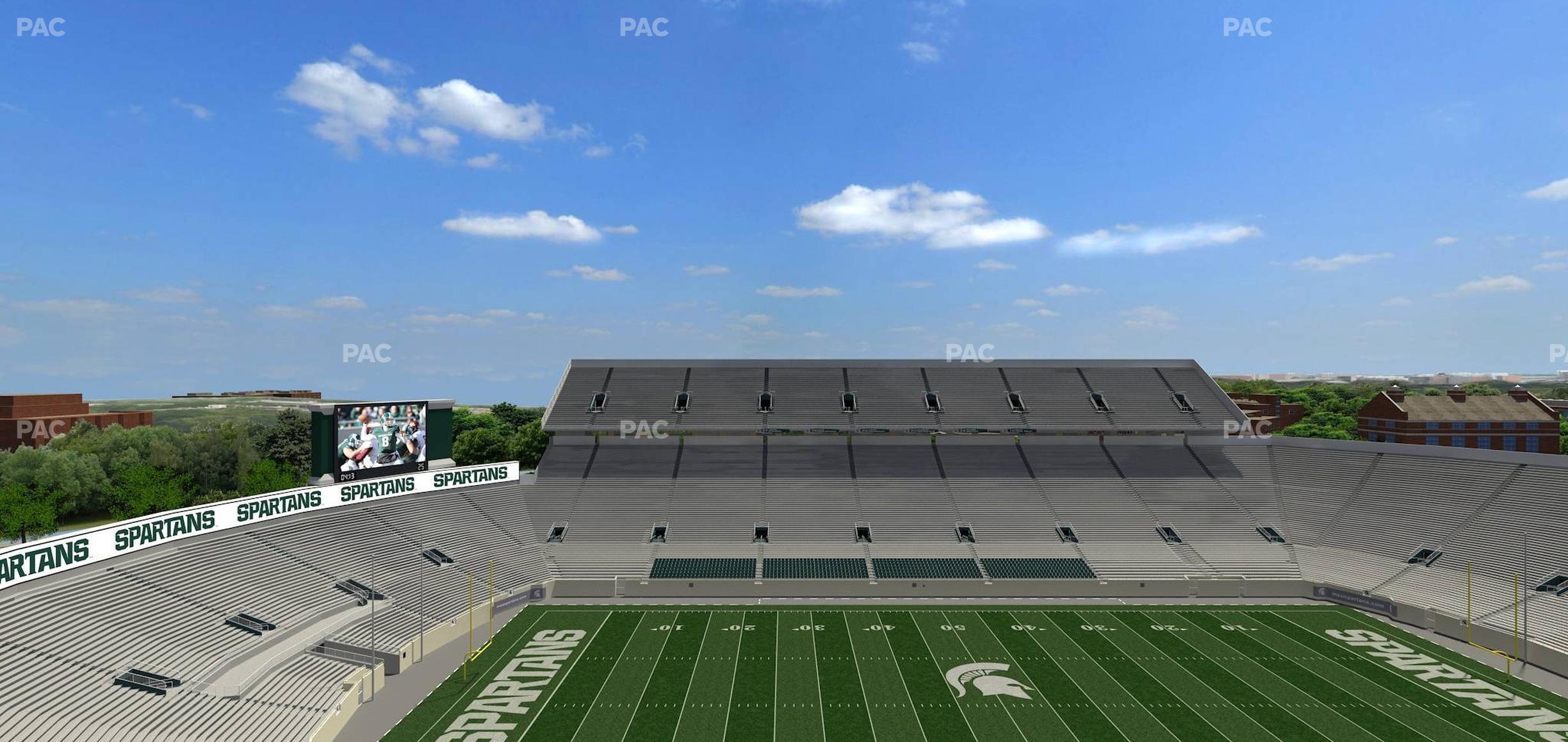 Seating view for Spartan Stadium (Michigan) Section 125