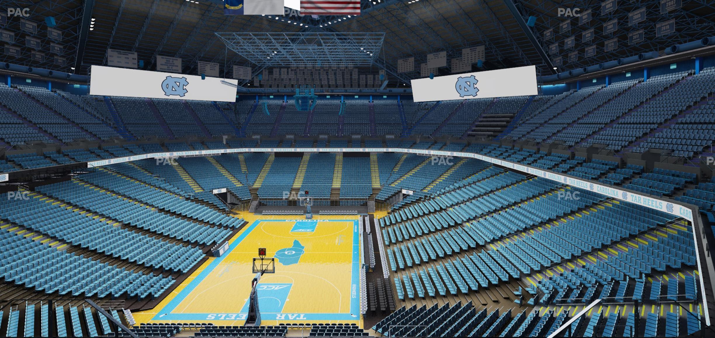 Seating view for Dean Smith Center Section 201