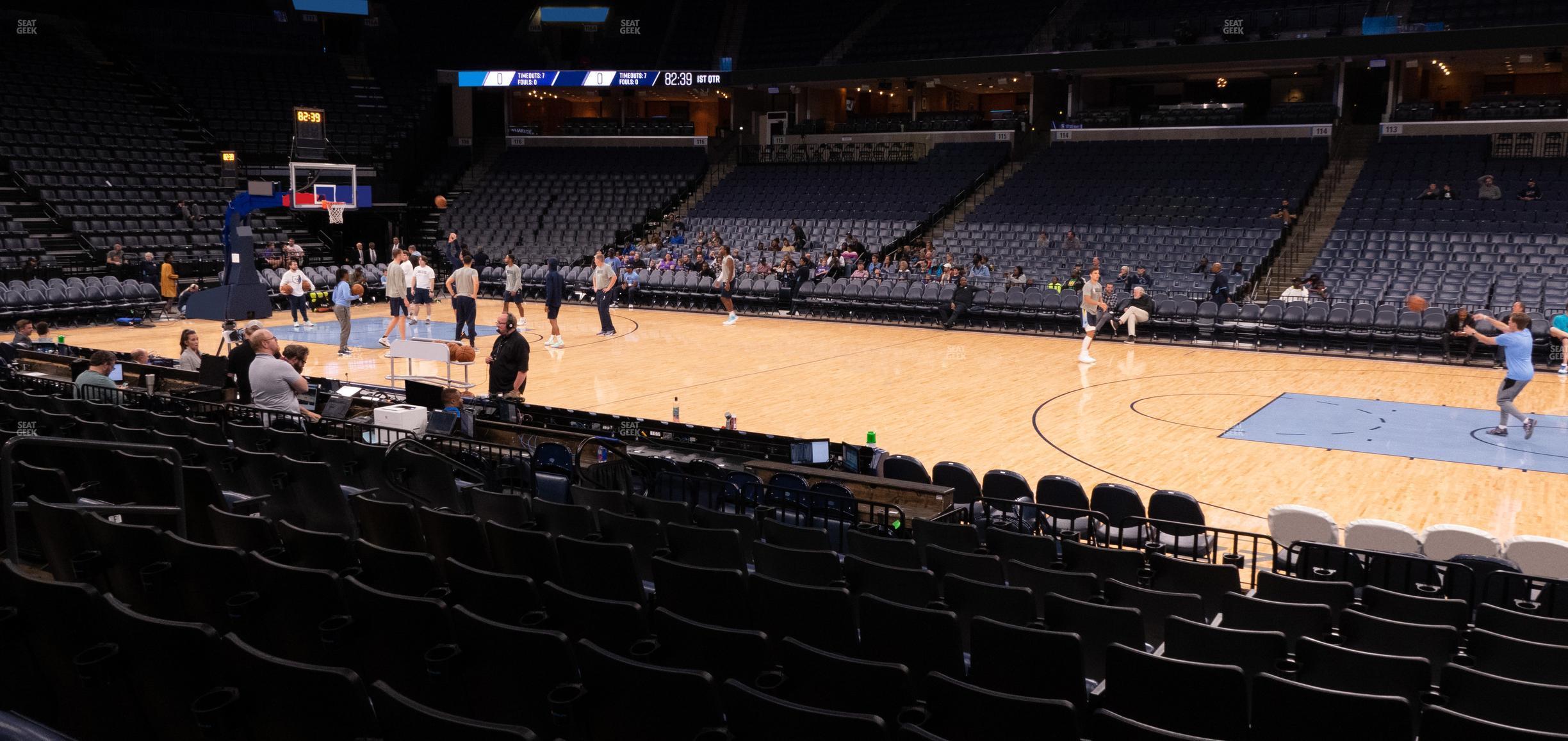 Seating view for FedExForum Section 106