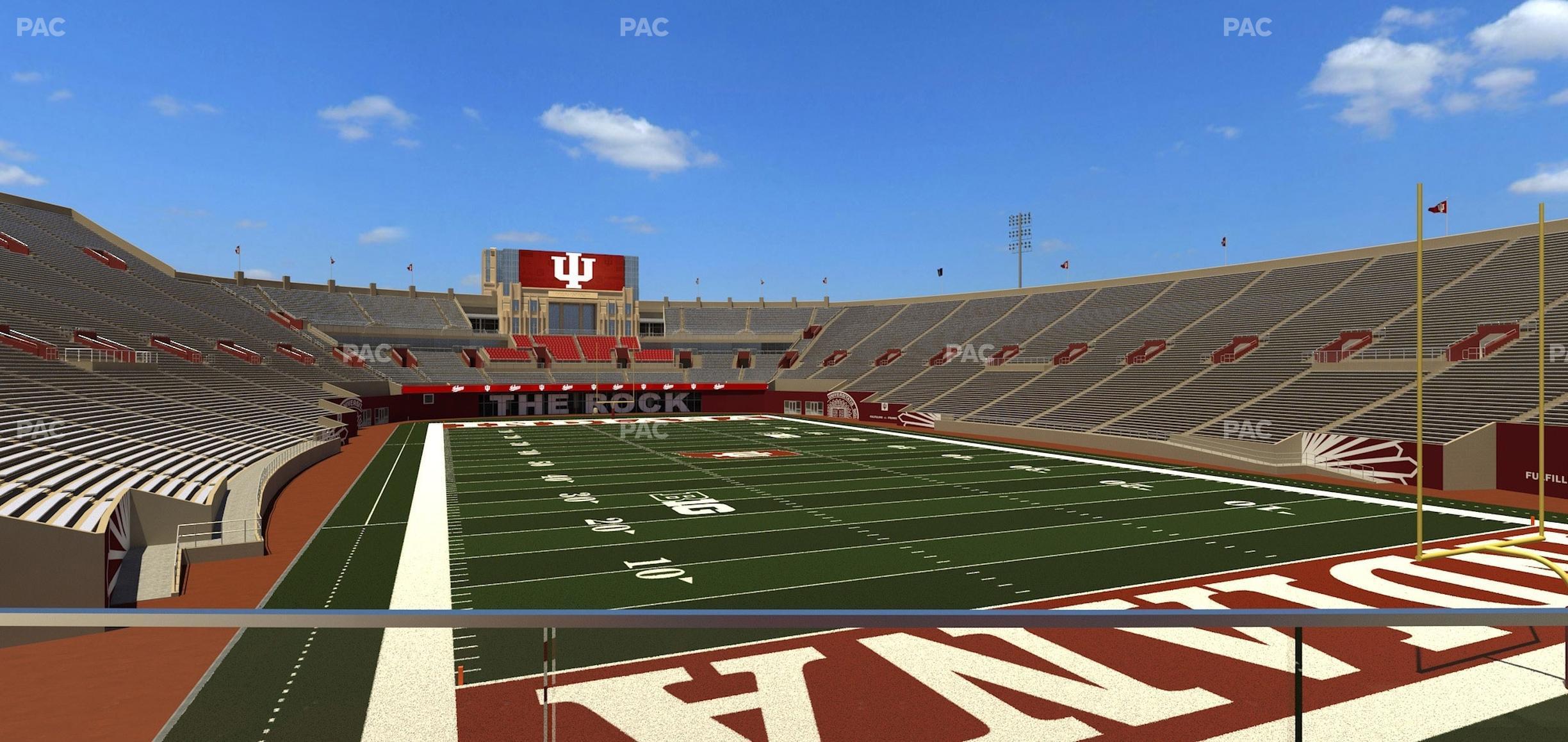 Seating view for Memorial Stadium - Indiana Section Suite 40