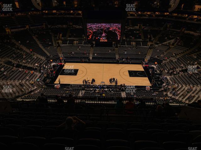 Seating view for Frost Bank Center Section 208