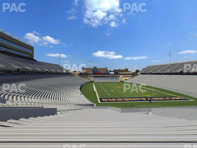 Seating view for Mountaineer Field at Milan Puskar Stadium Section 133