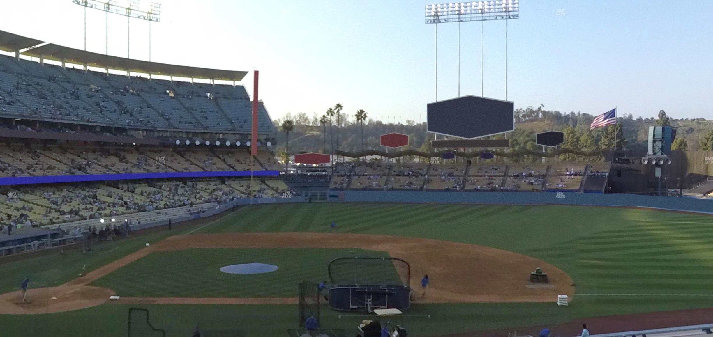 Seating view for Dodger Stadium Section 130 Lg