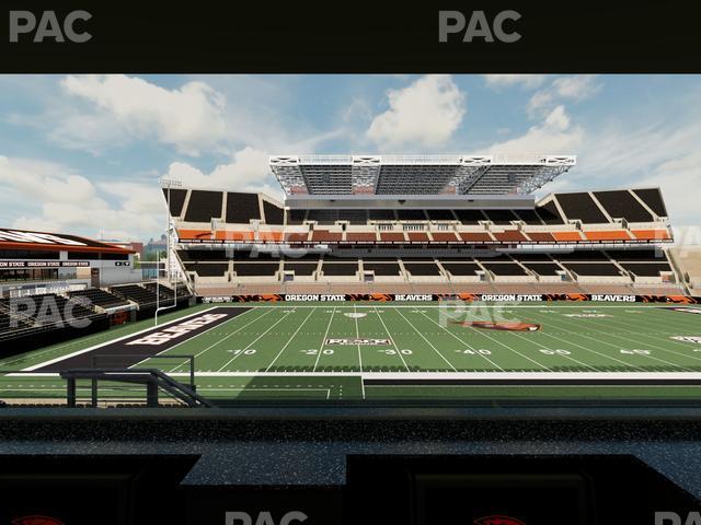 Seating view for Reser Stadium Section Box 31