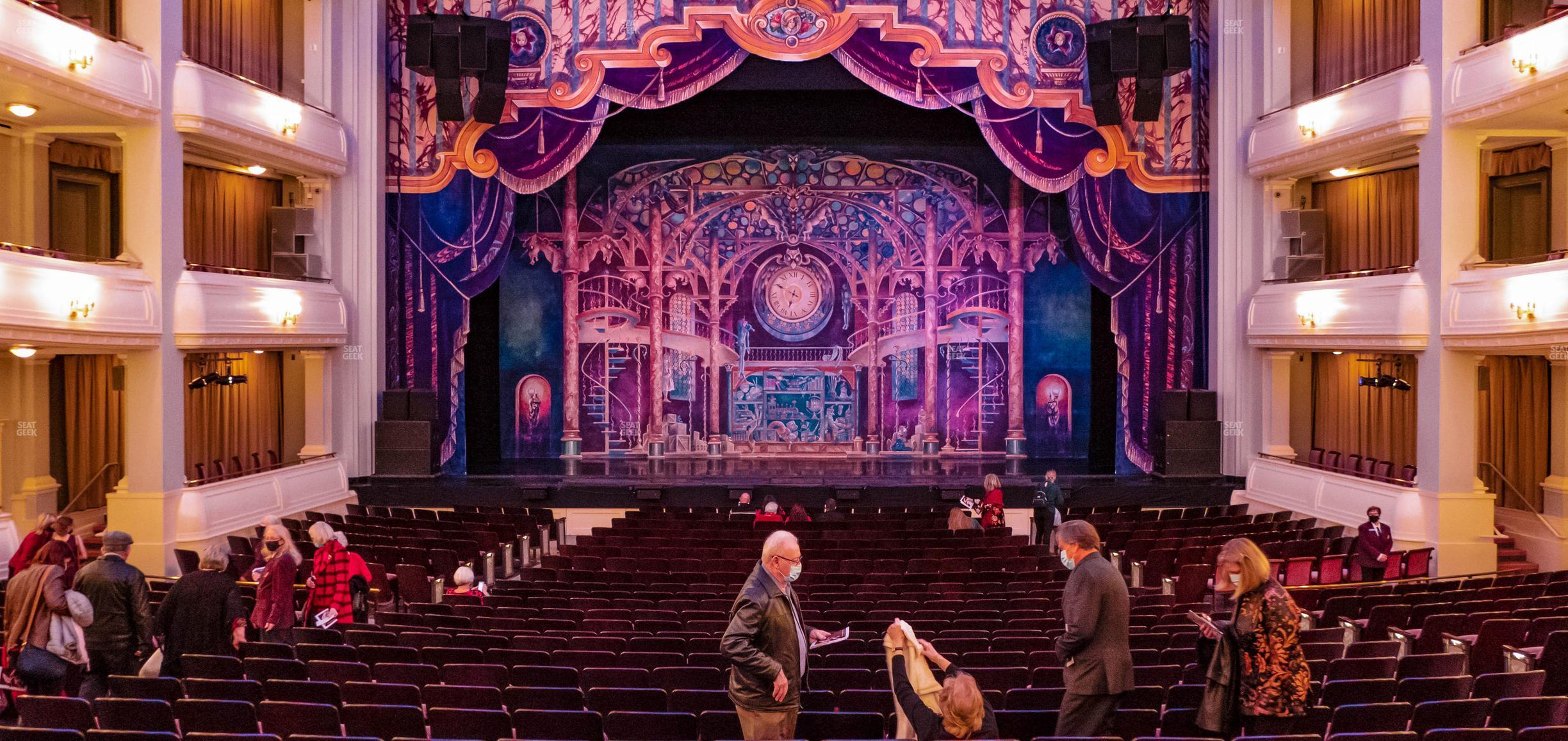 Seating view for Bass Performance Hall Section Parterre Circle Center