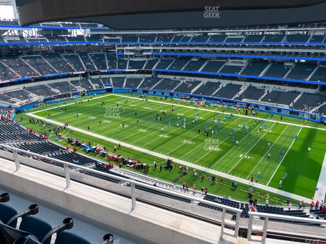 Seating view for SoFi Stadium Section 301