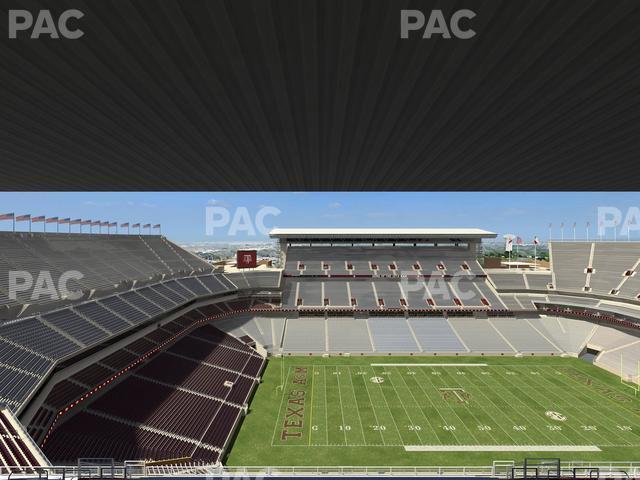 Seating view for Kyle Field Section 407