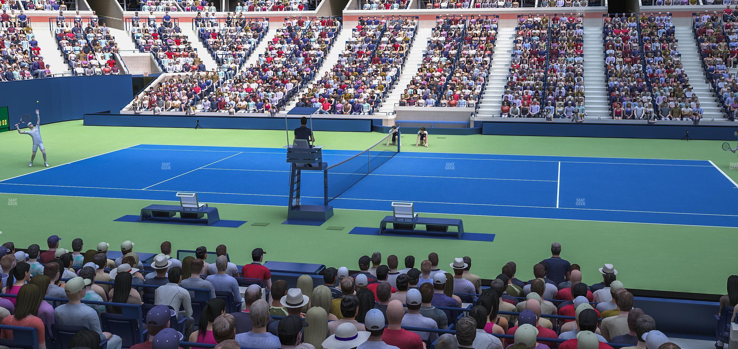 Seating view for Arthur Ashe Stadium Section 55