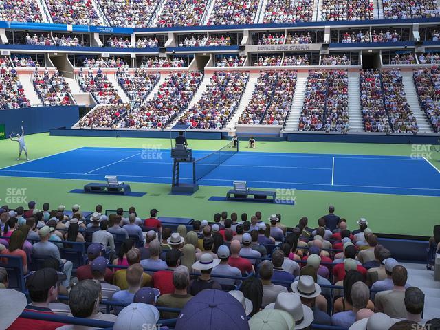 Seating view for Arthur Ashe Stadium Section 55