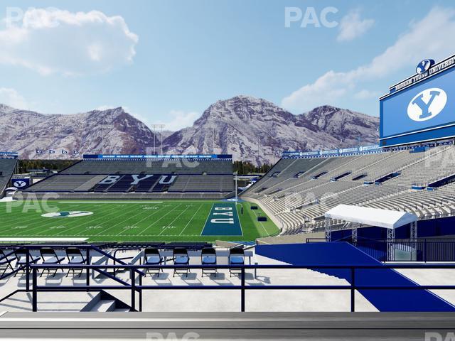 Seating view for LaVell Edwards Stadium Section 101