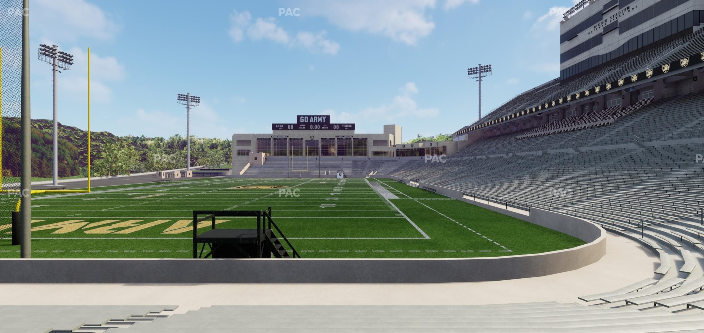 Seating view for Michie Stadium Section 21