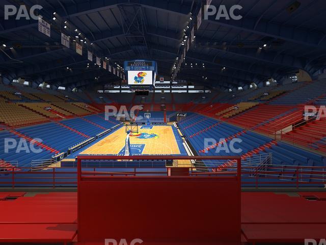 Seating view for Allen Fieldhouse Section 22