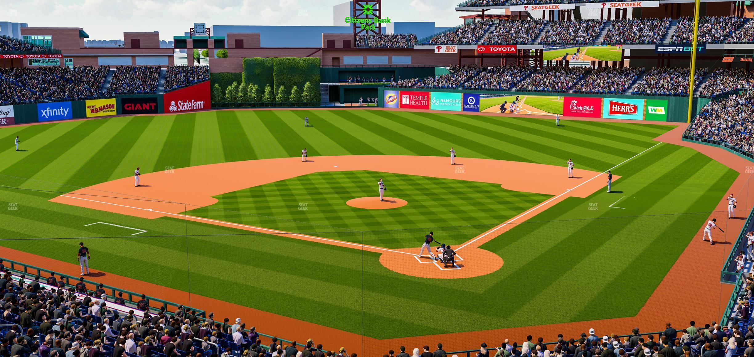 Seating view for Citizens Bank Park Section Suite 31