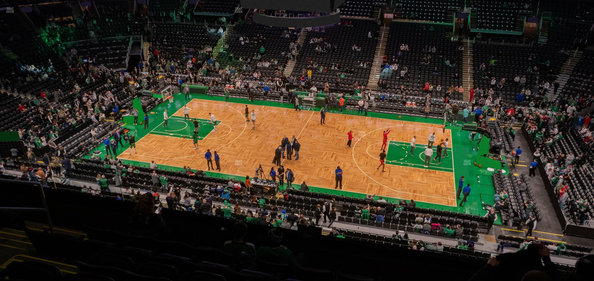 Seating view for TD Garden Section Balcony 315