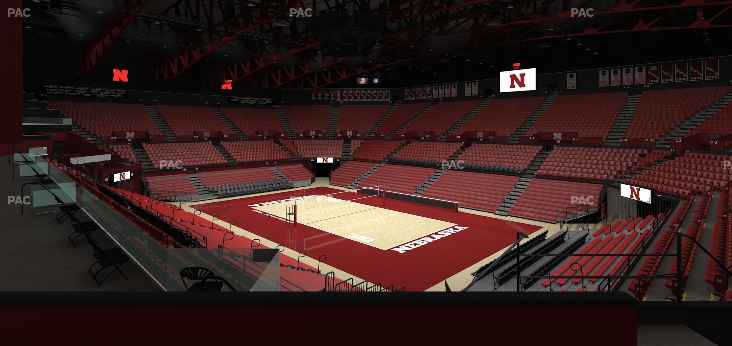 Seating view for Bob Devaney Sports Center Section C 9