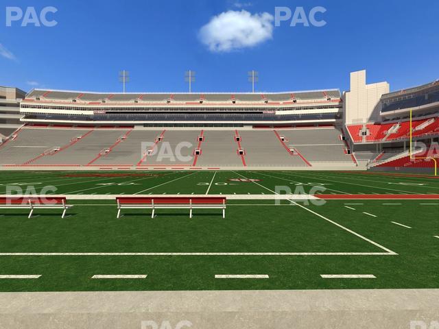 Seating view for Razorback Stadium Section 103