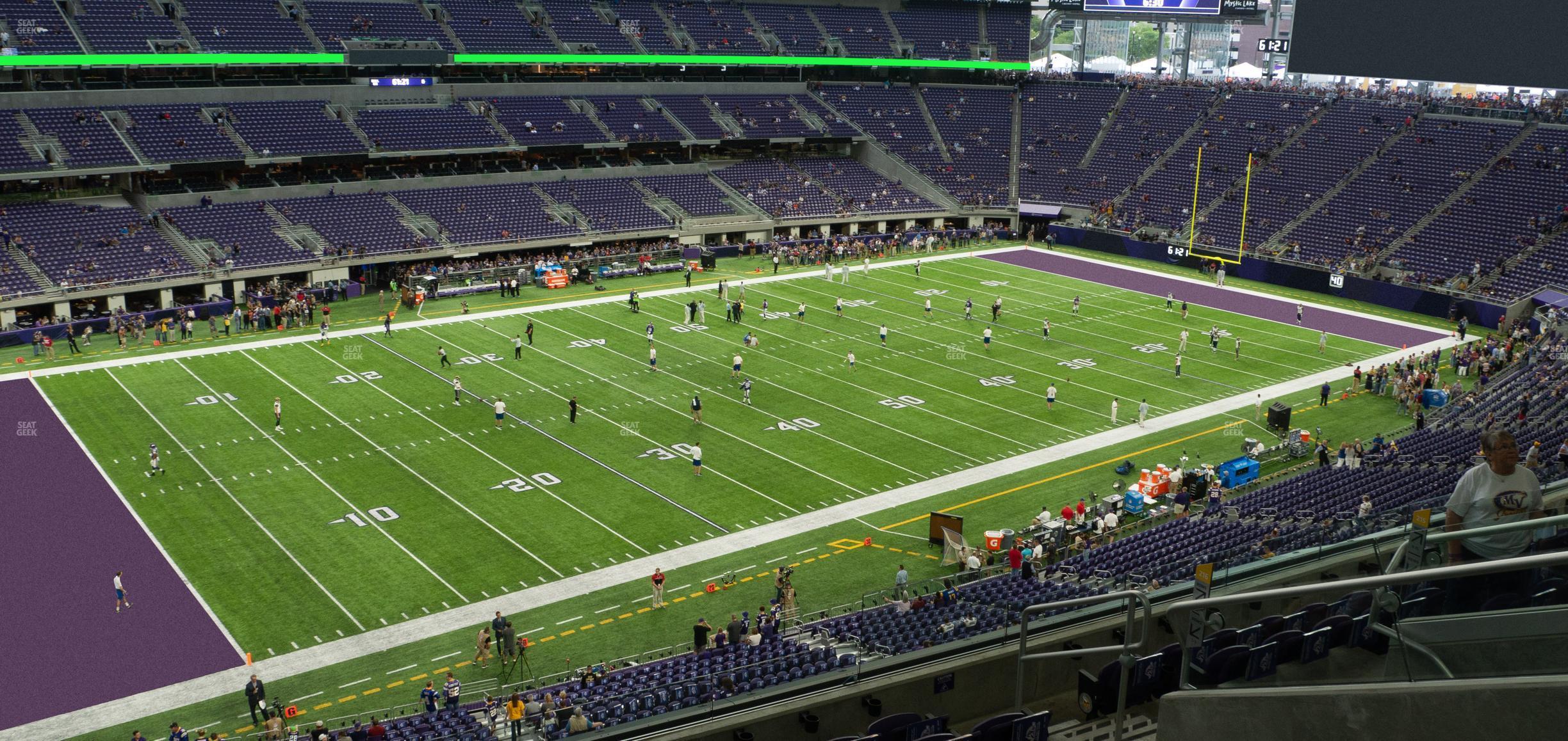 Seating view for U.S. Bank Stadium Section 216