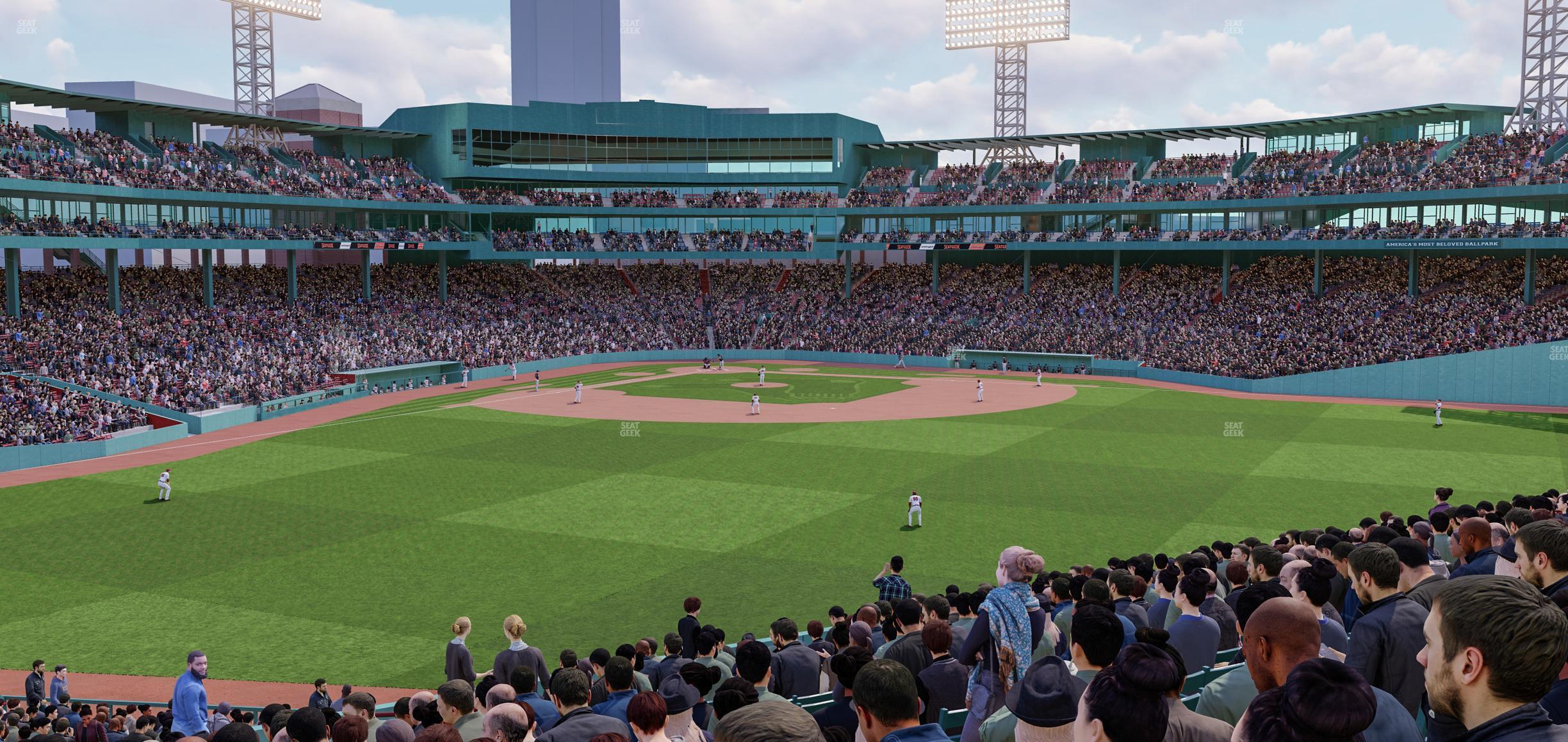 Seating view for Fenway Park Section Bleacher 38