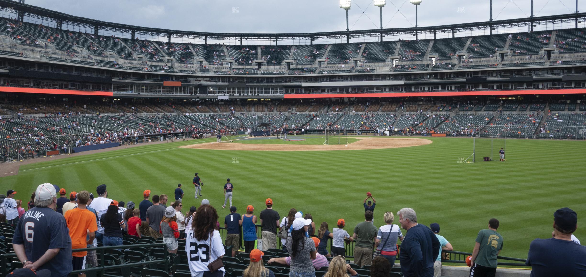 Seating view for Comerica Park Section 103