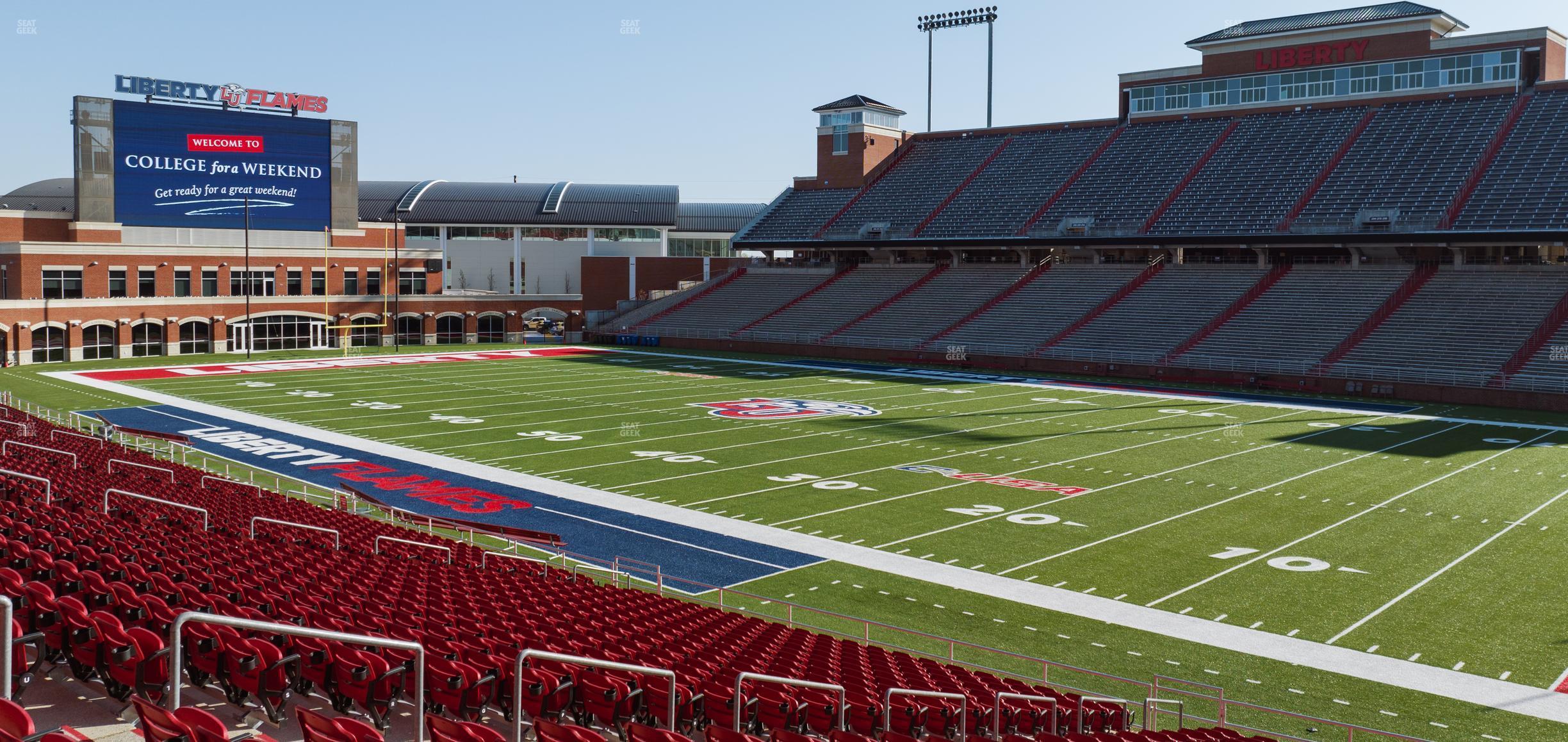 Seating view for Williams Stadium Section 101