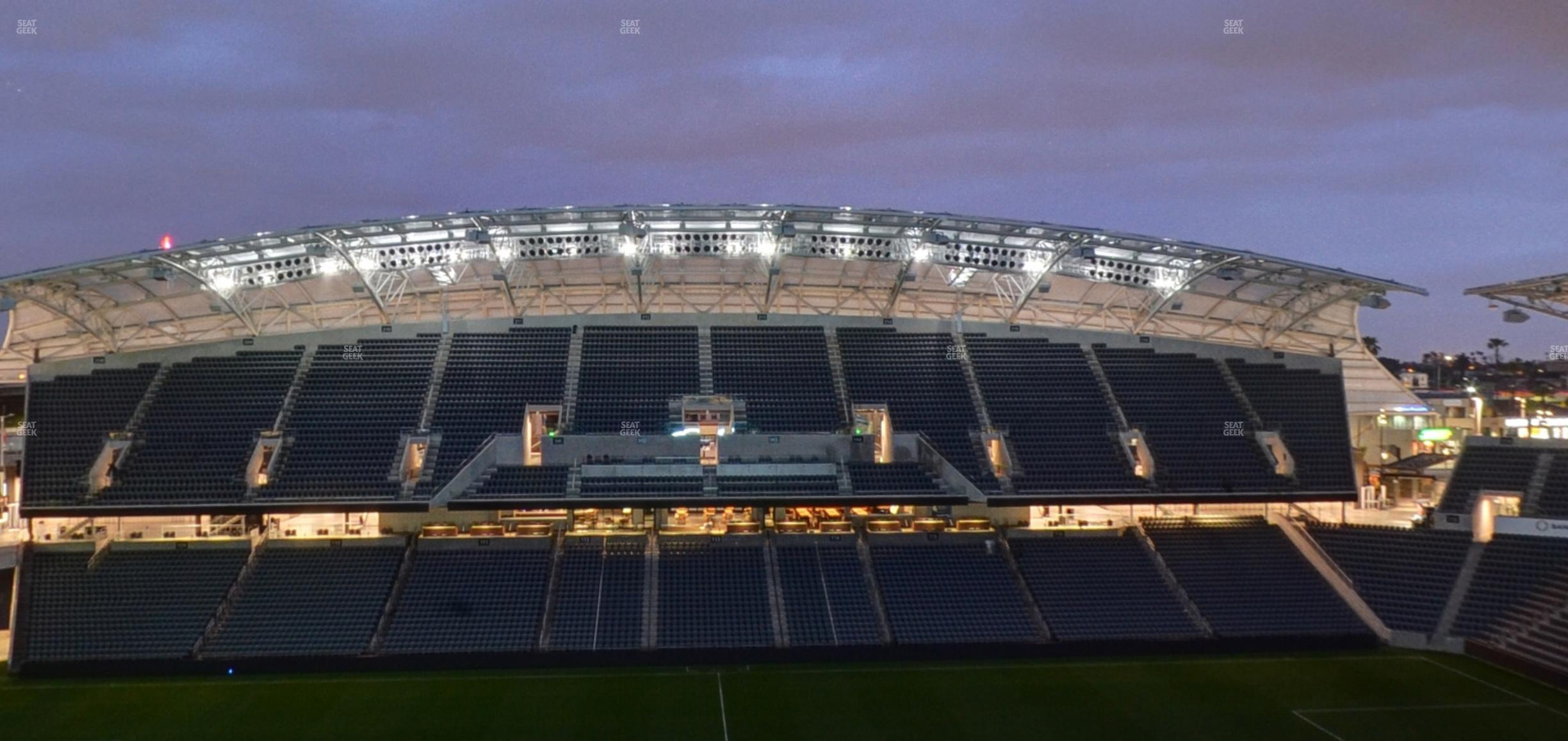 Seating view for BMO Stadium Section Sunset Deck Suite 4